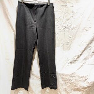 NWOT Talbots Signature Woven Gray Trousers Dress Pants Wide Leg. SZ 10 P